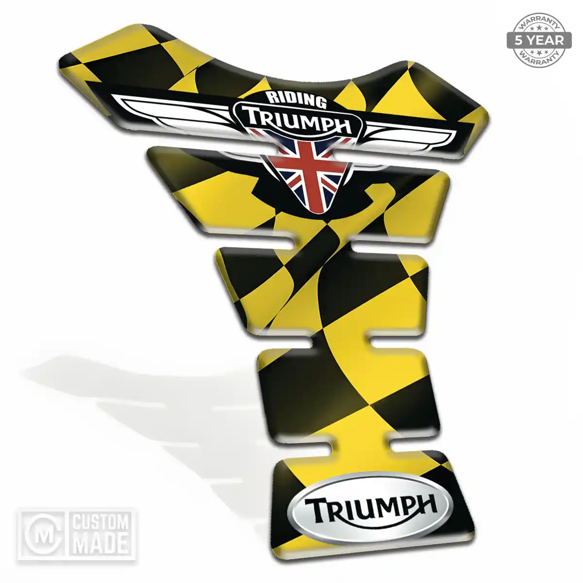 Triumph Tank Fuse Pad Motorbike Sleek Style