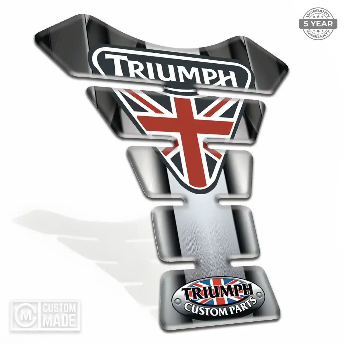 Triumph Tank Fuse Pad Motorcycle Refined Design