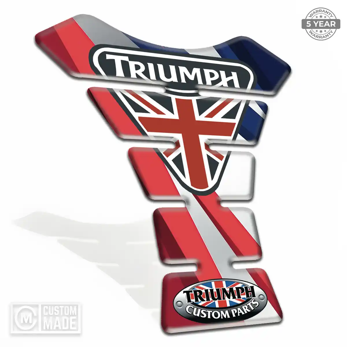 Triumph Tank Fuse Pads Motorbike Prestige Line