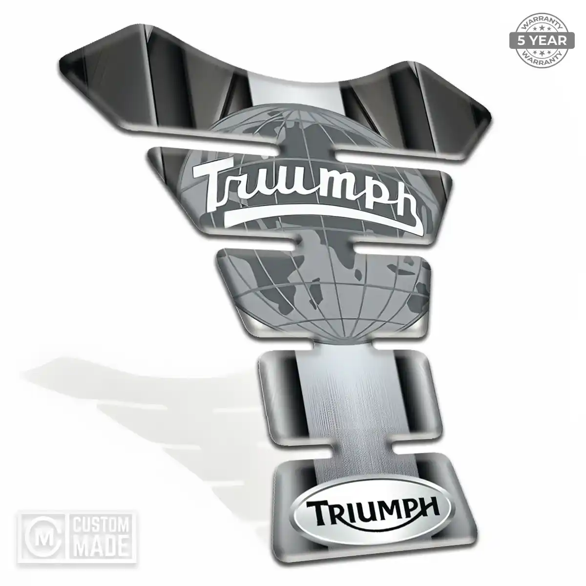 Triumph Tank Fuse Pads Motorbike Sleek Style