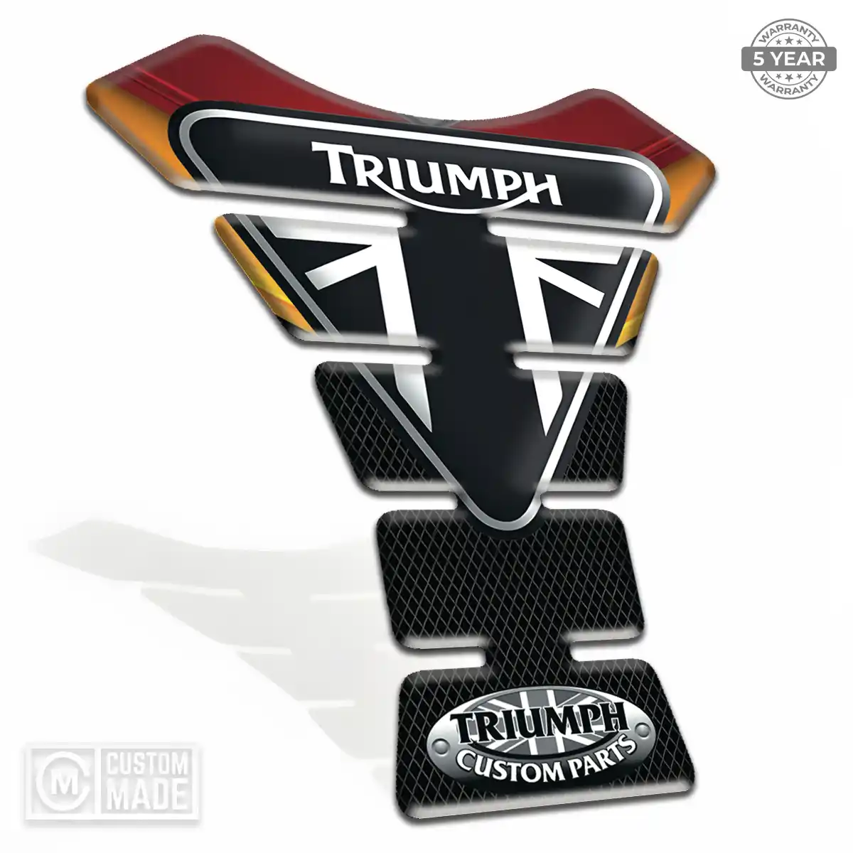Triumph Tank Fuse Pads Motorcycle Exclusive Series