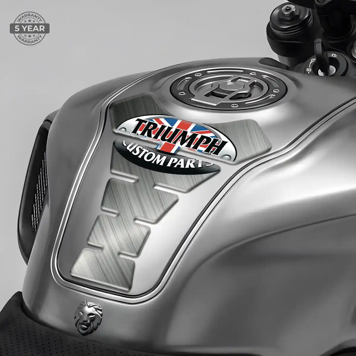 Triumph Tank Fuse Pads Motorcycle Refined Design