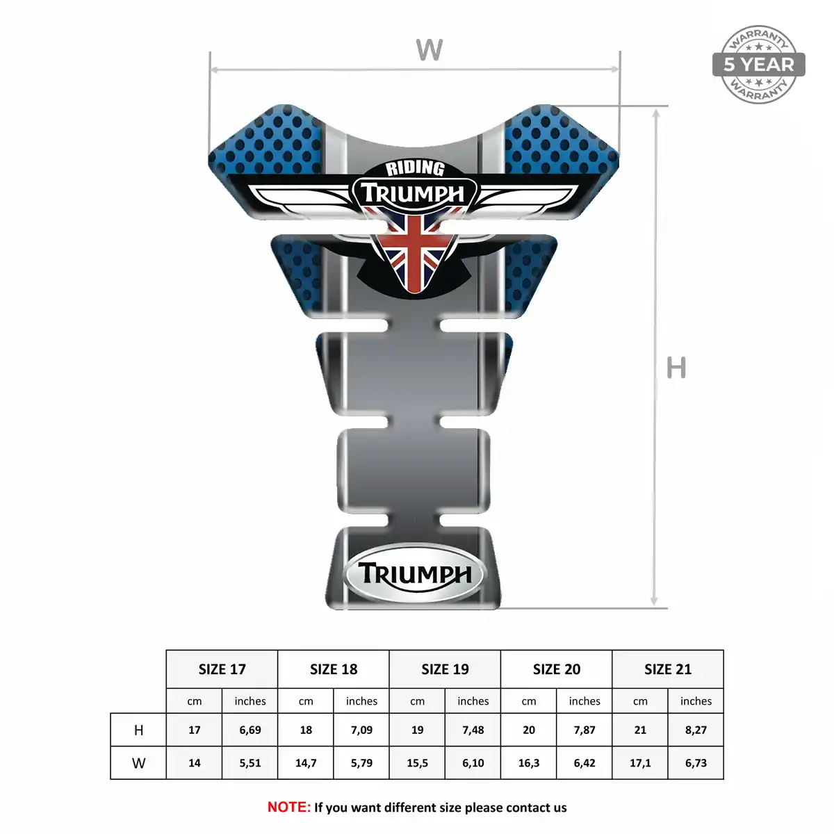 Triumph Tank Fuse Pads Signature Grade