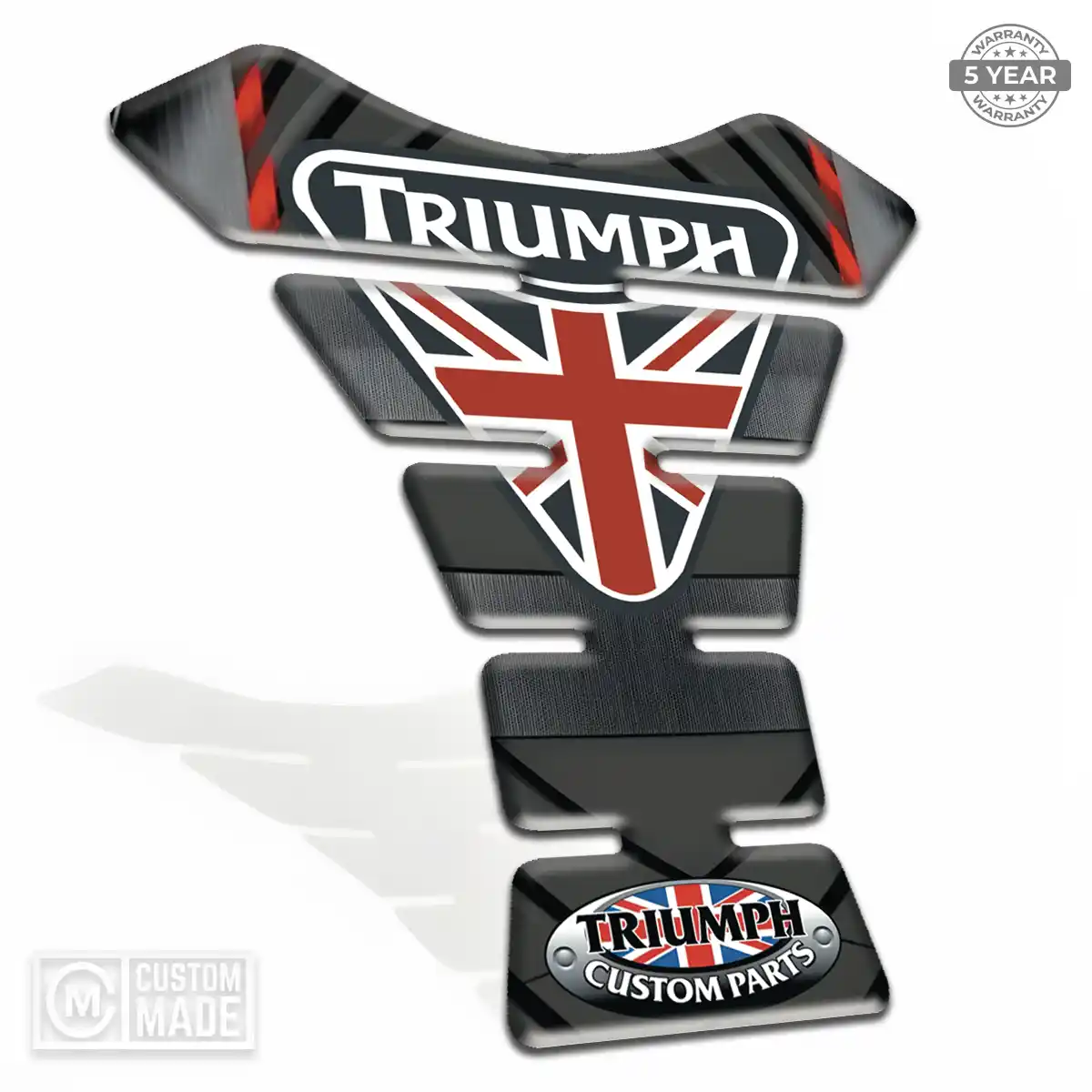 Triumph Tank Fuse Pads Sleek Style