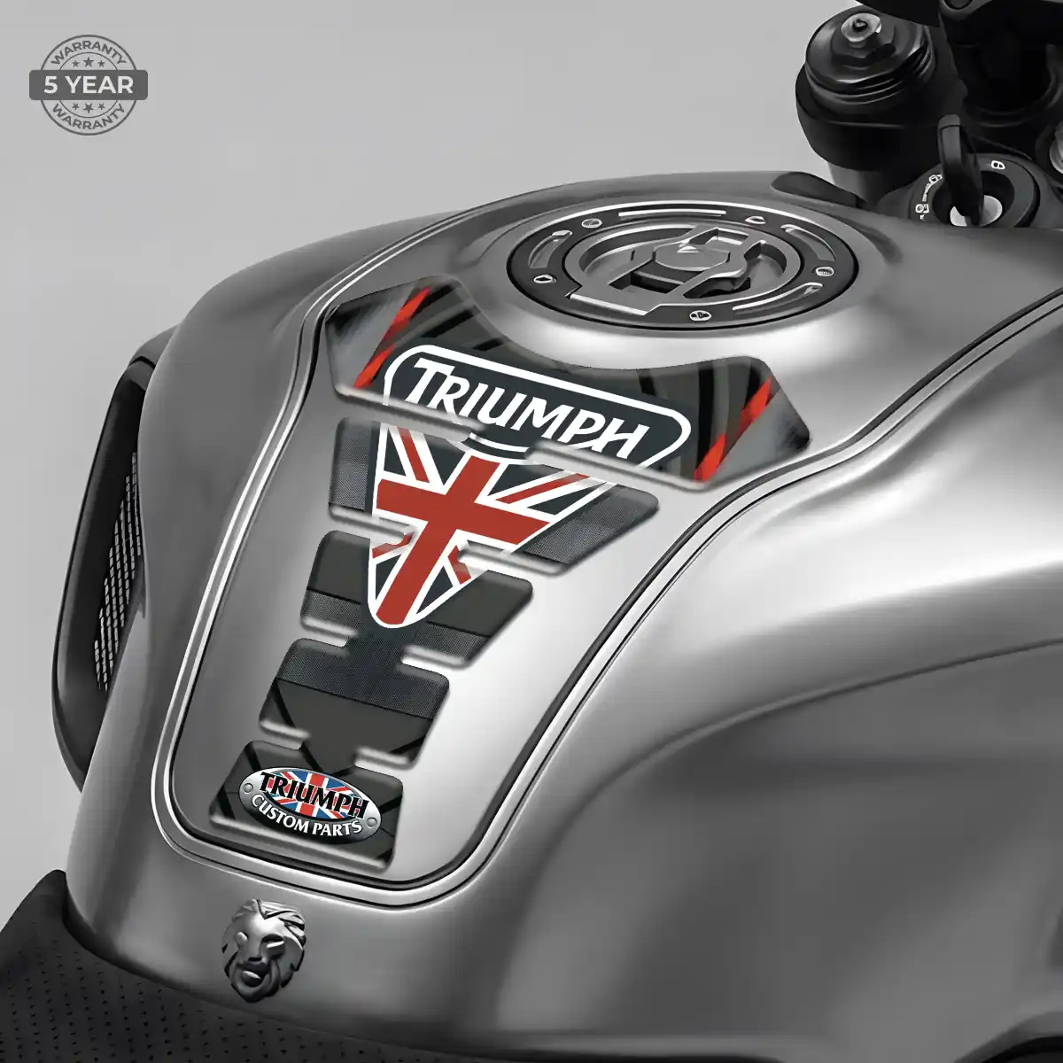 Triumph Tank Fuse Pads Sleek Style