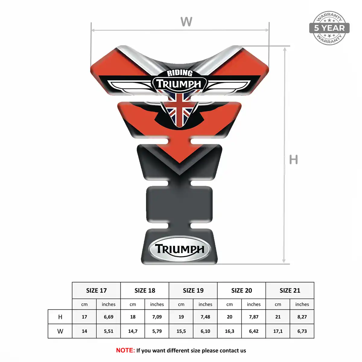 Triumph Tank Fuse Protector Exclusive Series