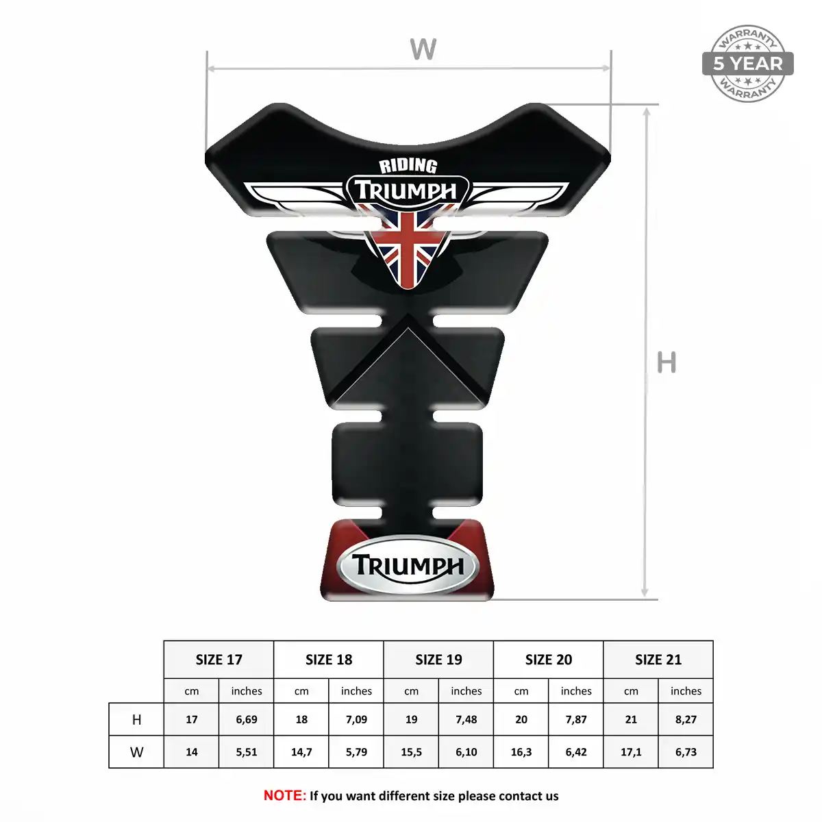 Triumph Tank Fuse Protector Prestige Line