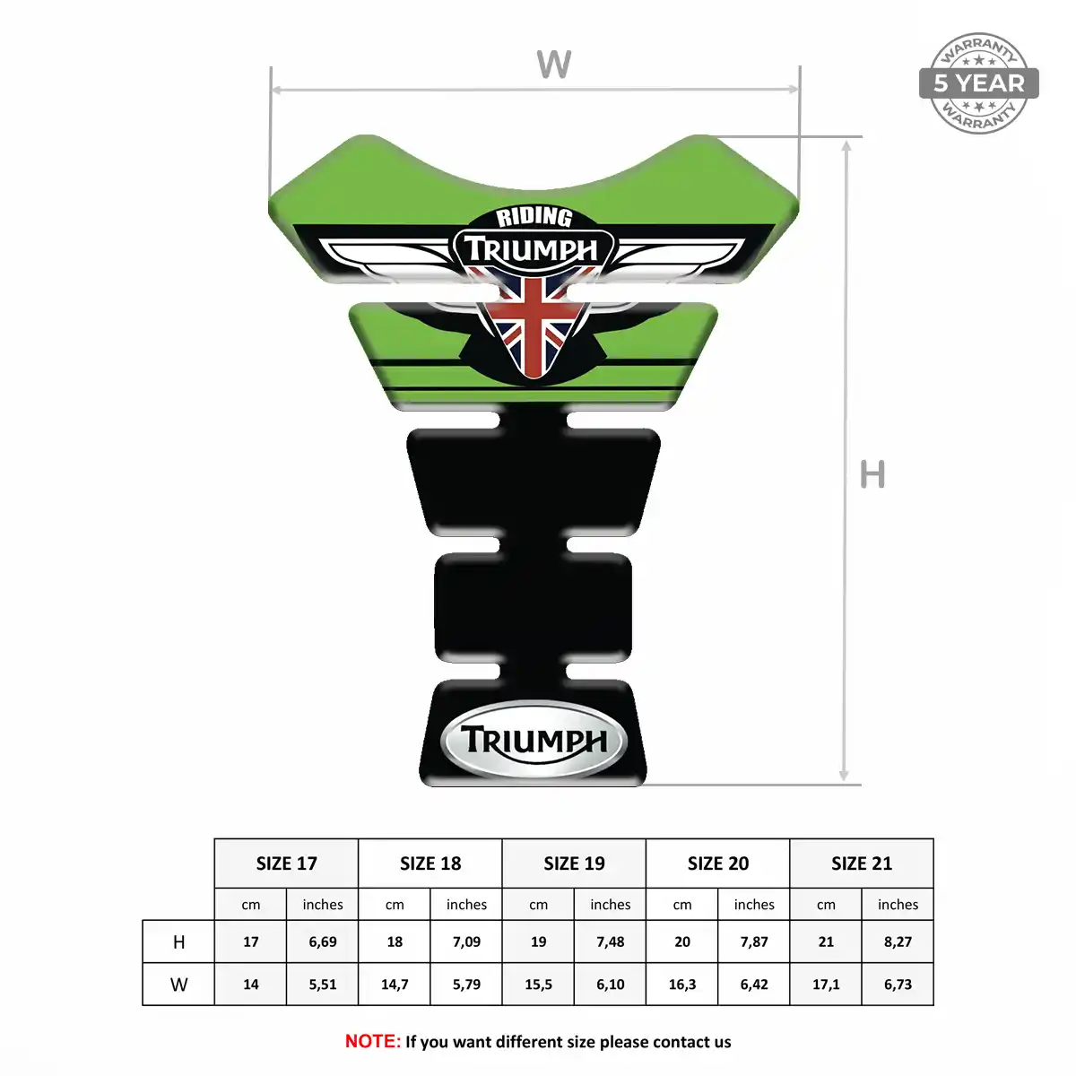 Triumph Tank Fuse Protector Signature Grade