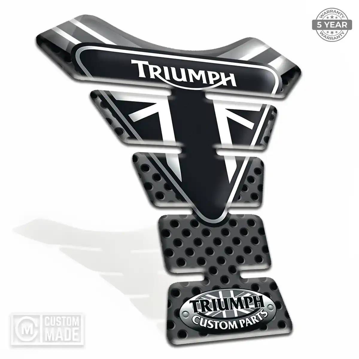 Triumph Tank Grip Pad Refined Design