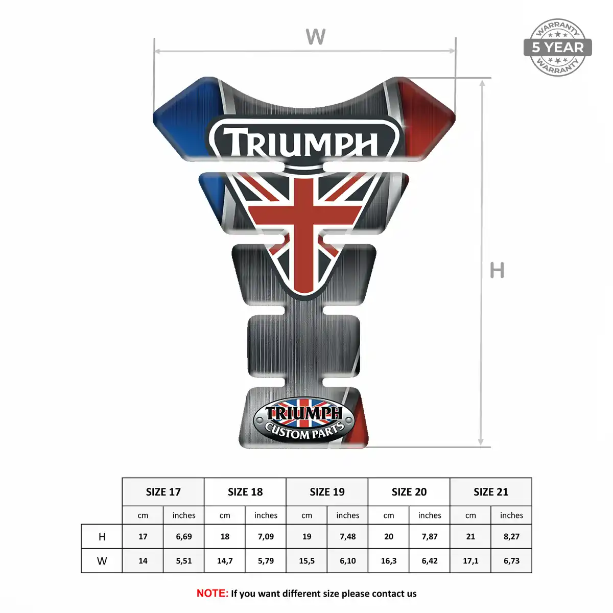 Triumph Tank Guard Elite Finish