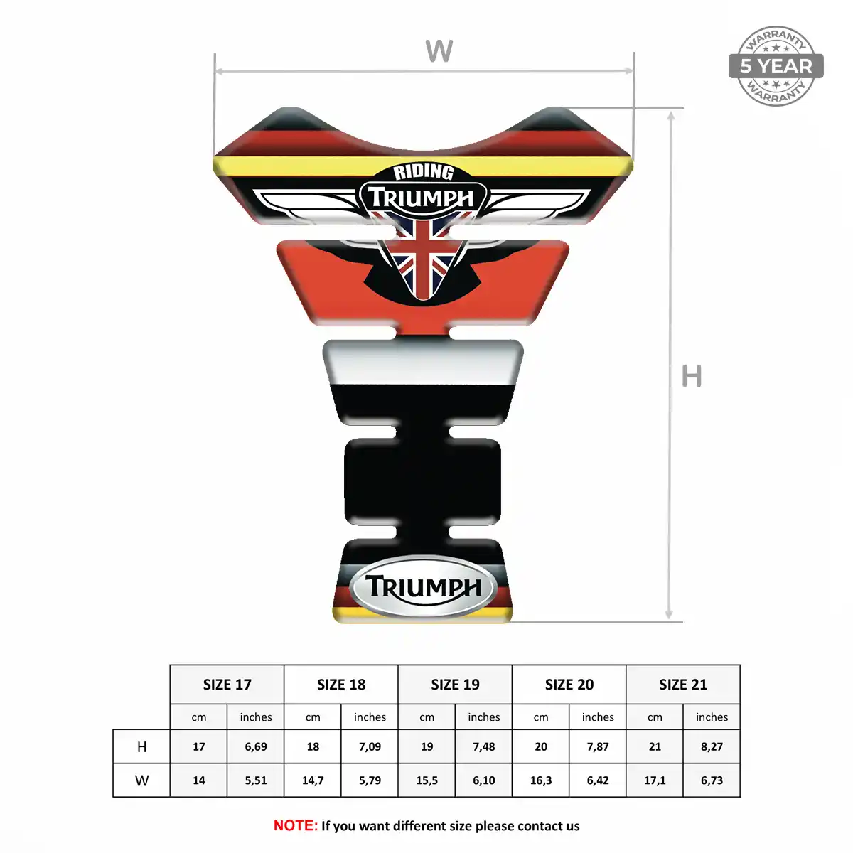 Triumph Tank Guard Fuse Prime Quality