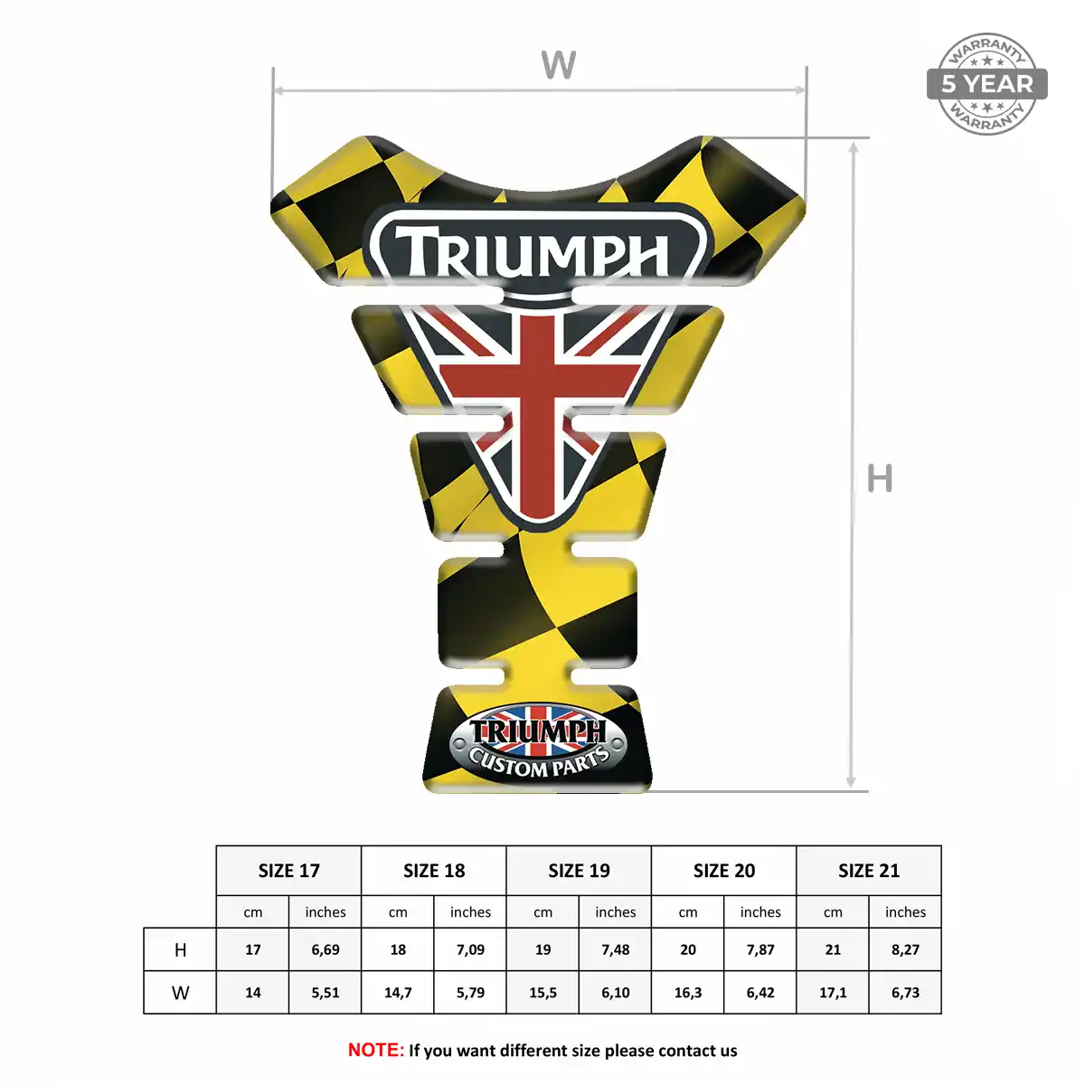 Triumph Tank Guard Motorbike Deluxe Edition