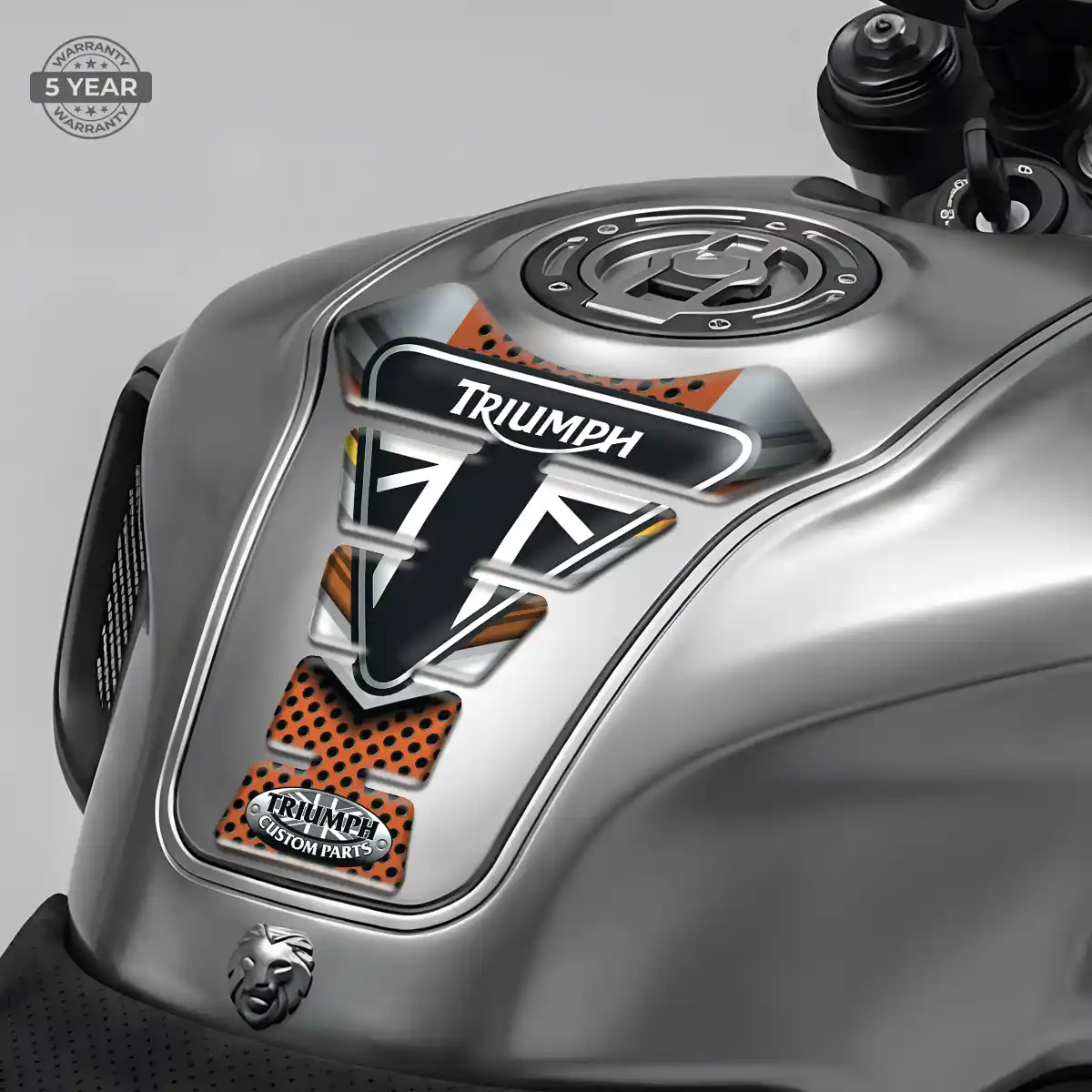 Triumph Tank Guard Motorbike Refined Design