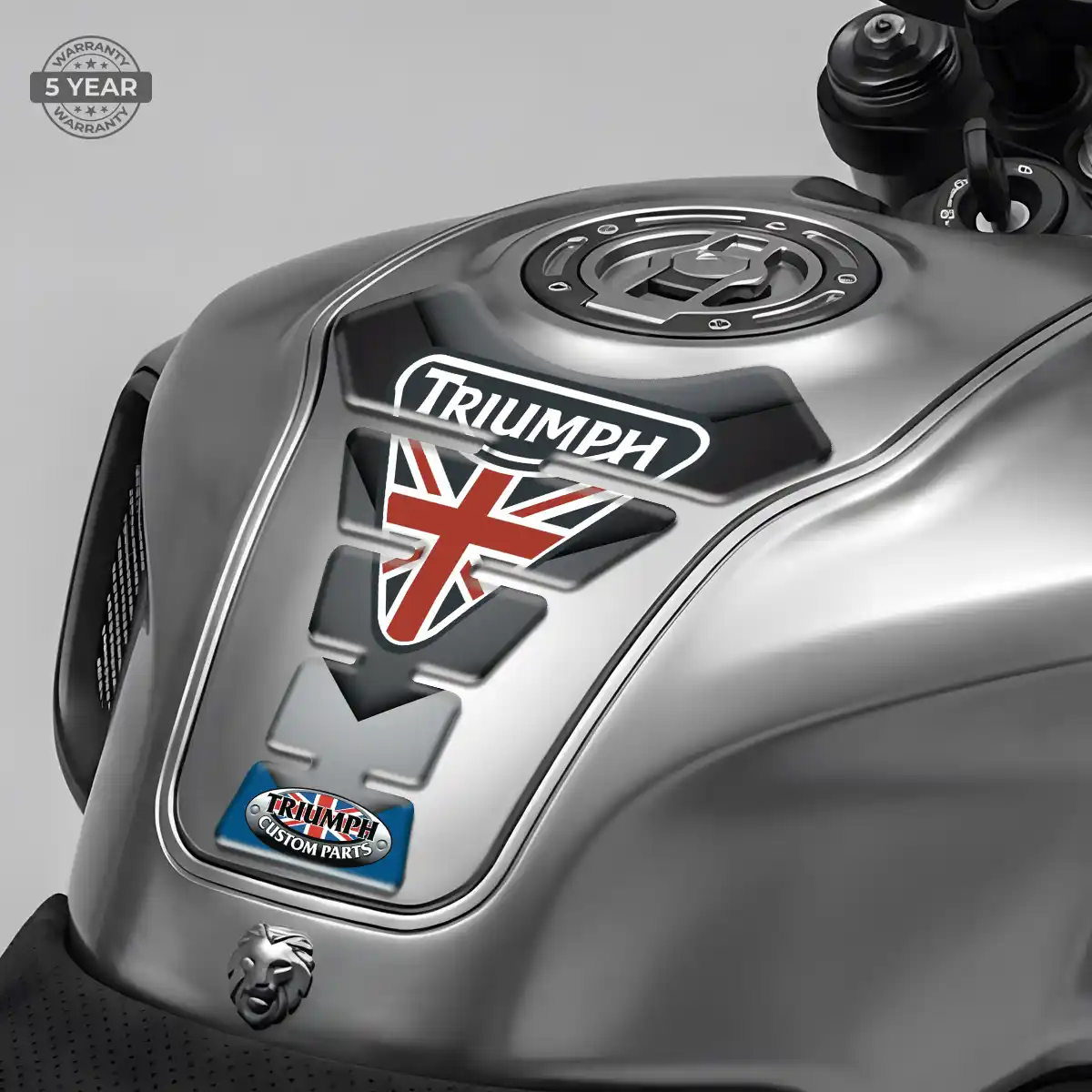 Triumph Tank Guard Motorbike Sleek Style