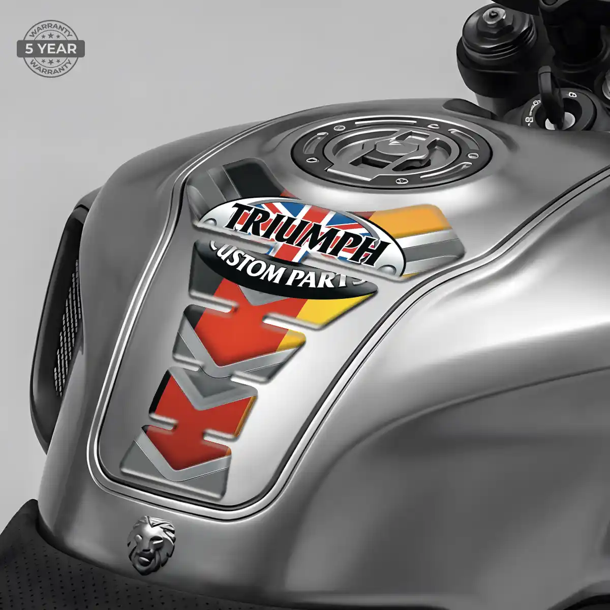 Triumph Tank Guard Motorcycle Refined Design