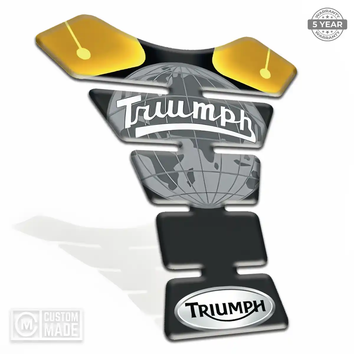 Triumph Tank Guard Motorcycle Sleek Style