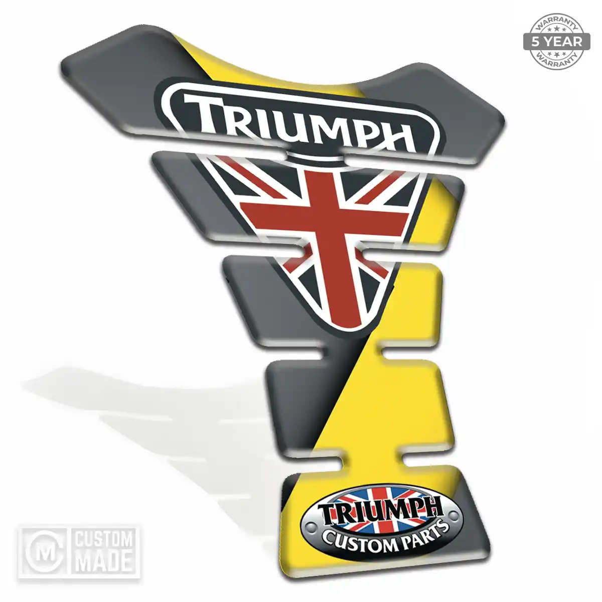 Triumph Tank Guard Pad Elite Finish