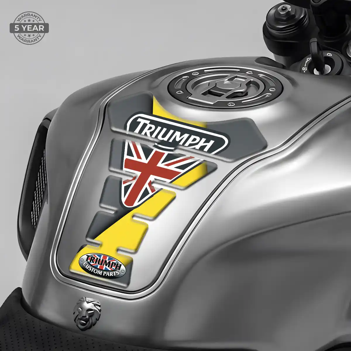 Triumph Tank Guard Pad Elite Finish