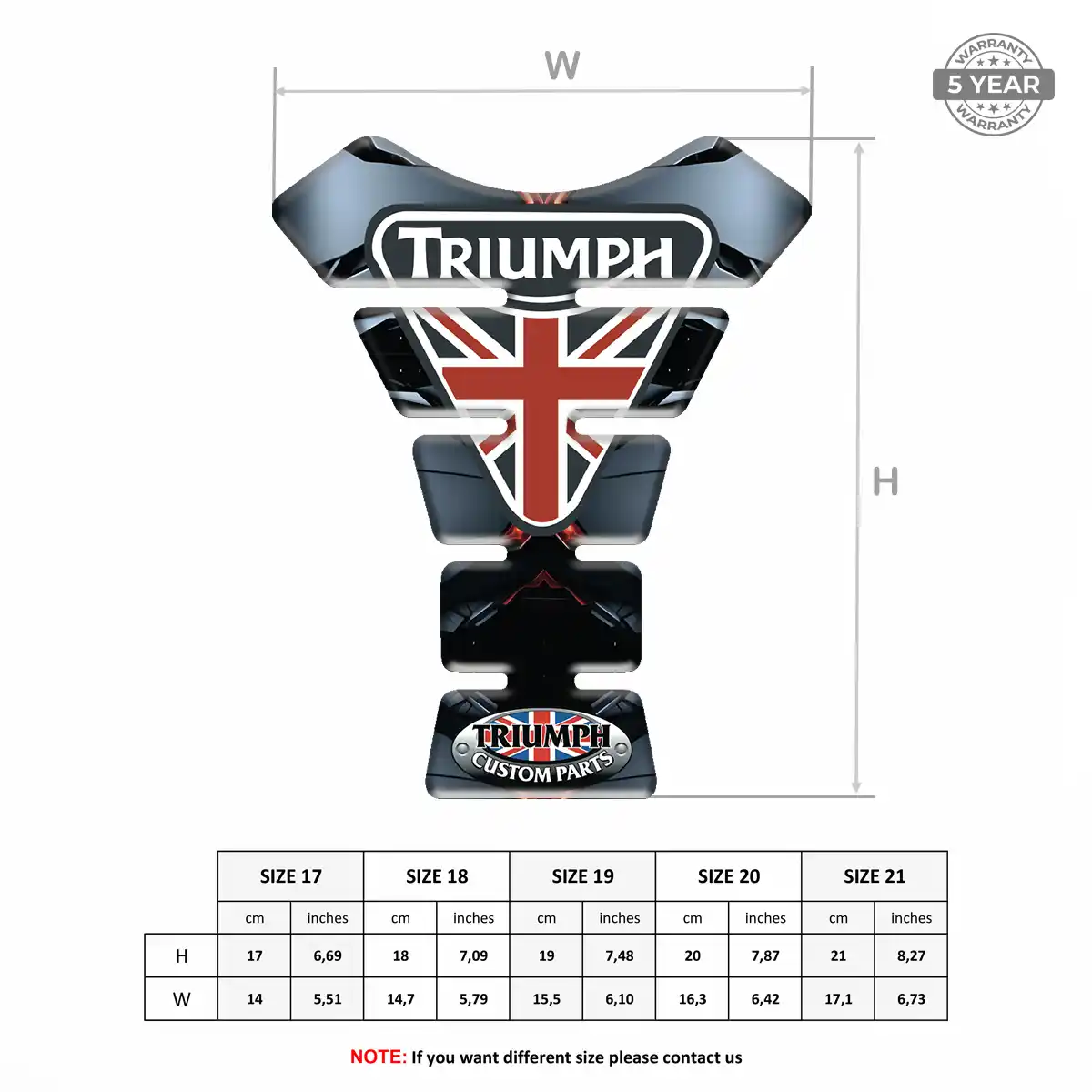 Triumph Tank Guard Pad Exclusive Series
