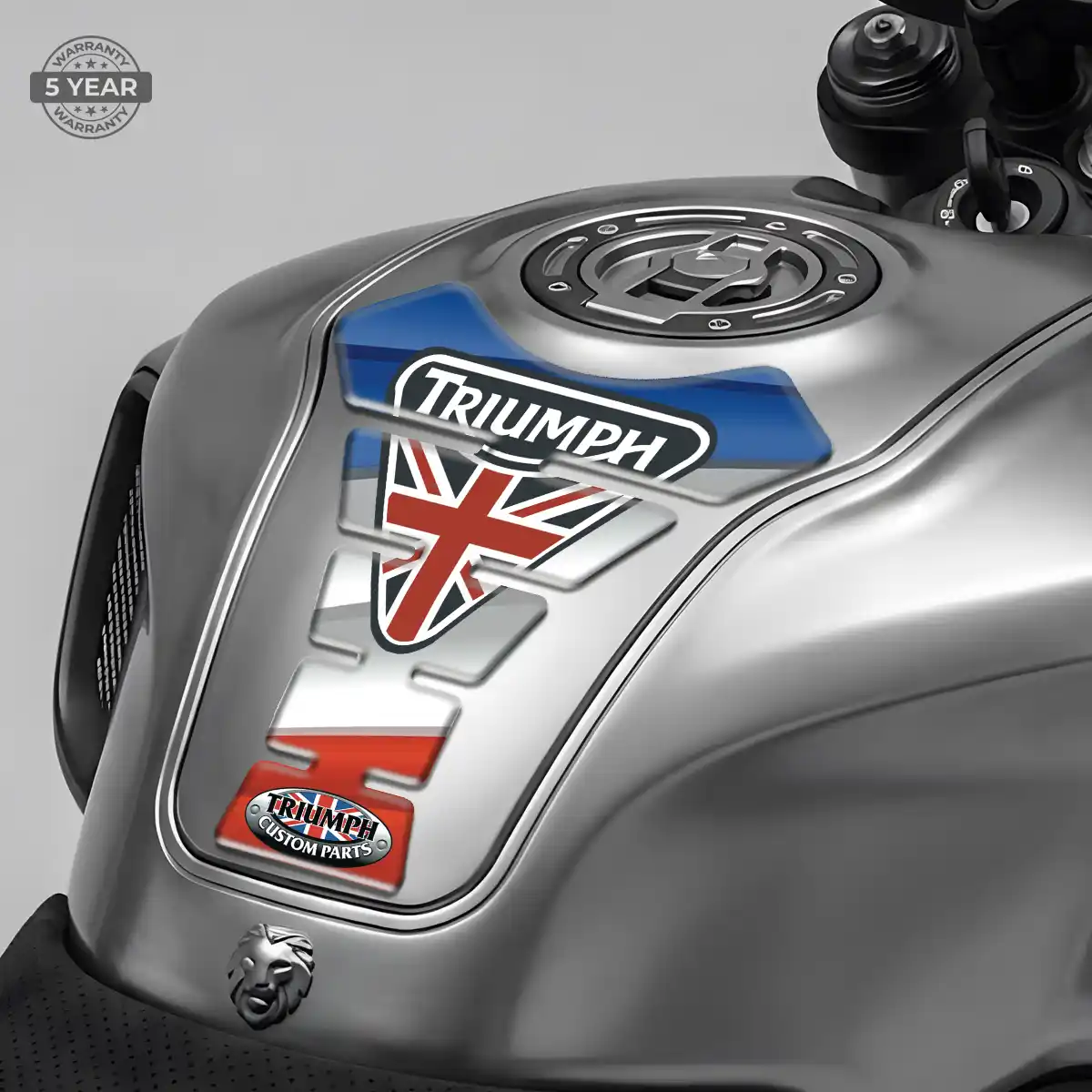 Triumph Tank Guard Pad Motorbike Elite Finish