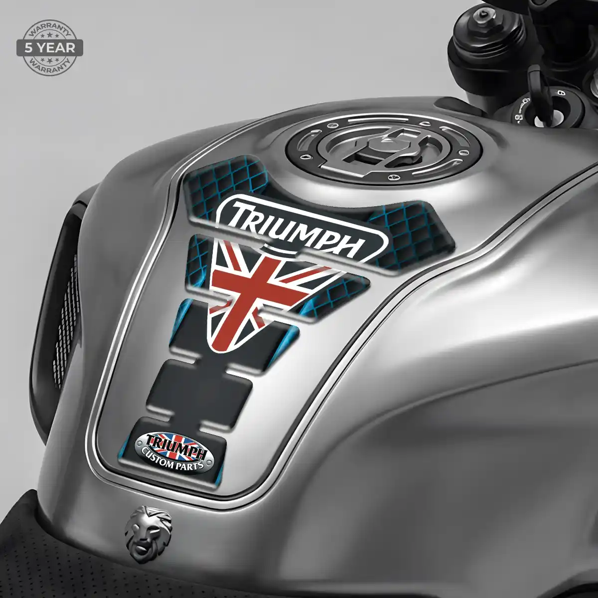 Triumph Tank Guard Pad Motorbike Refined Design