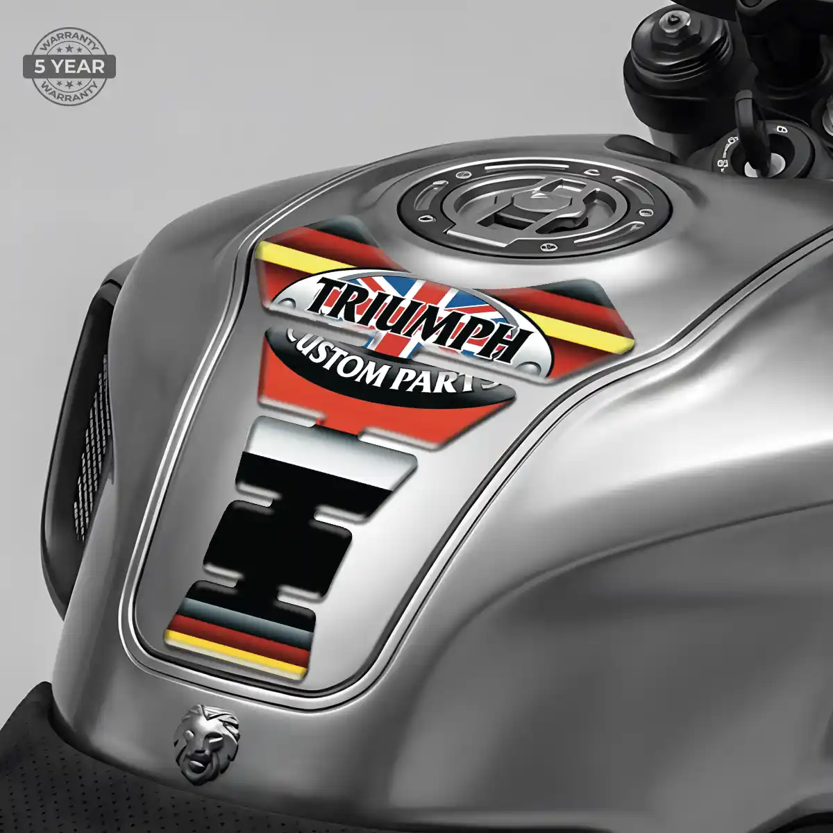 Triumph Tank Guard Pad Motorbike Sleek Style