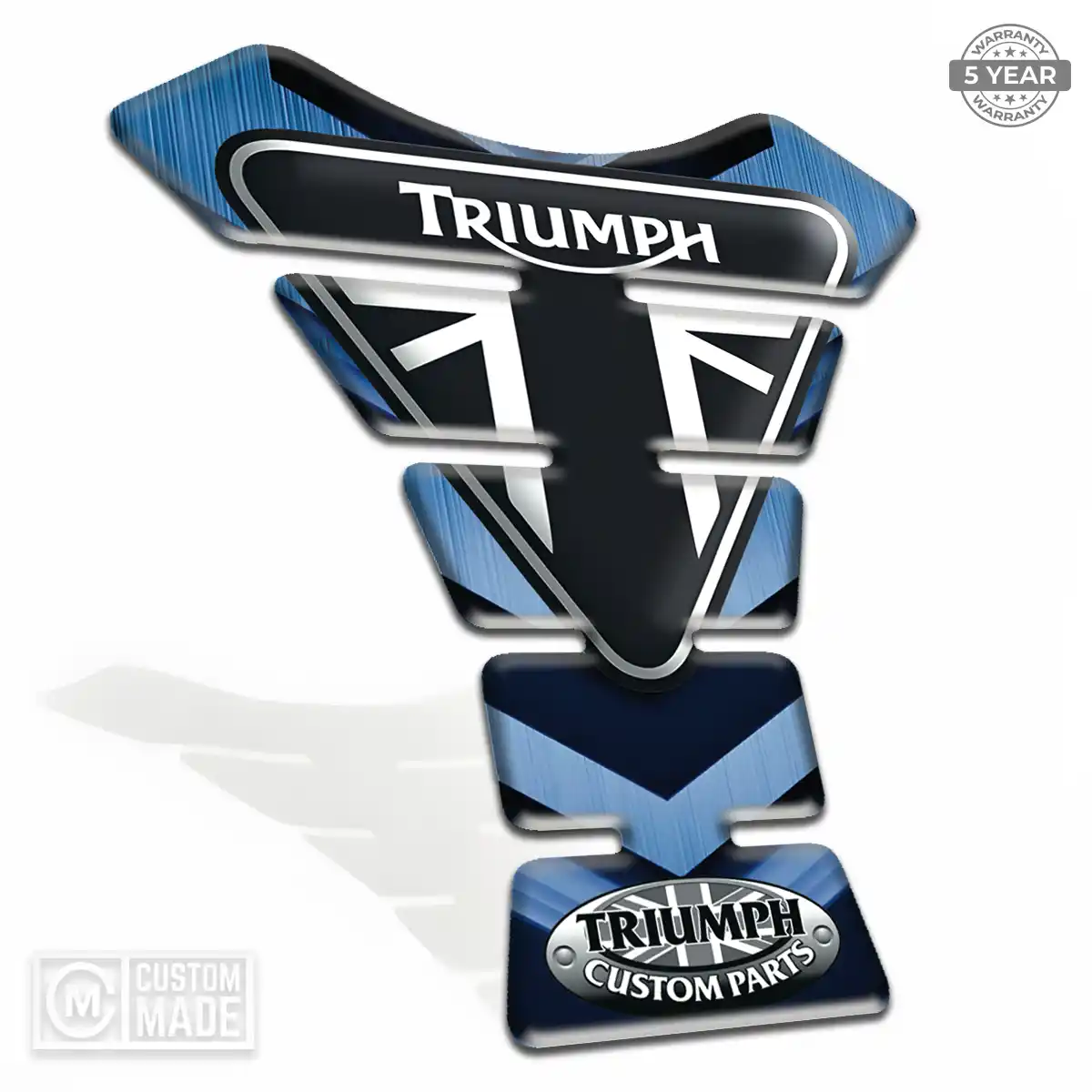 Triumph Tank Guard Pad Motorcycle Refined Design