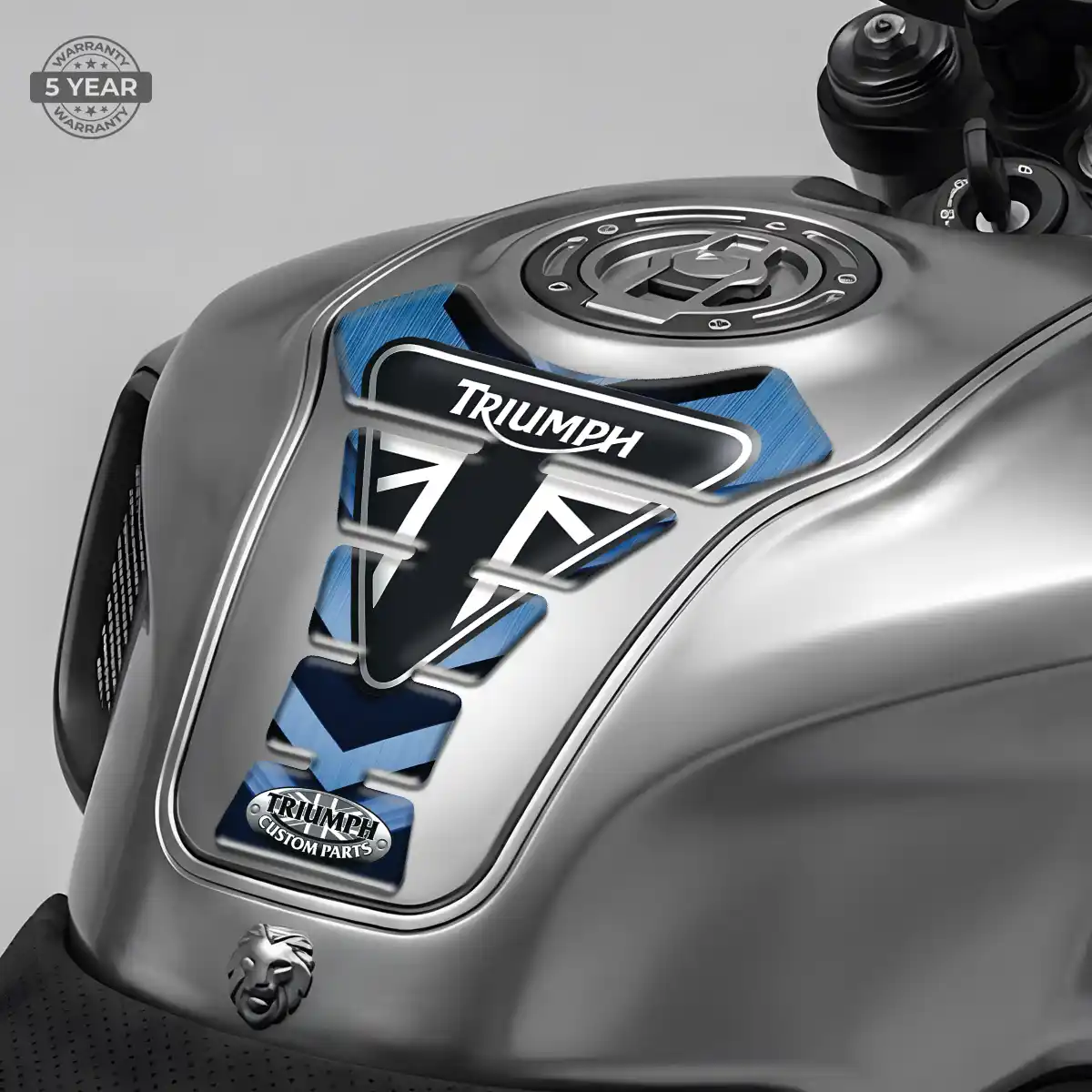 Triumph Tank Guard Pad Motorcycle Refined Design