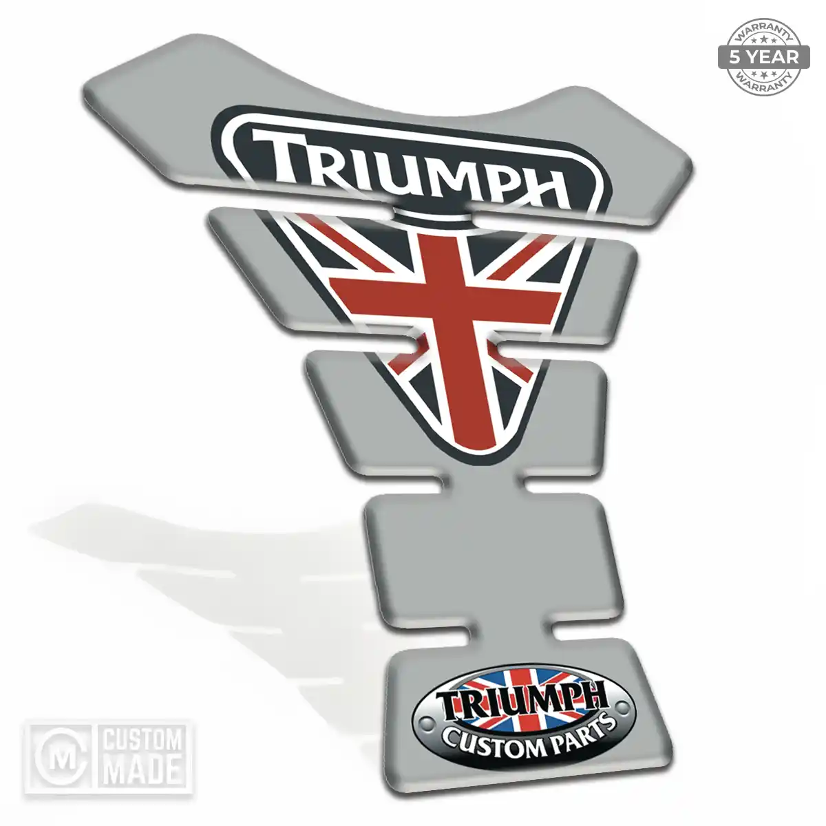 Triumph Tank Guard Pad Motorcycle Sleek Style