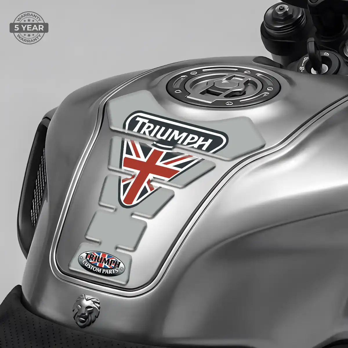 Triumph Tank Guard Pad Motorcycle Sleek Style