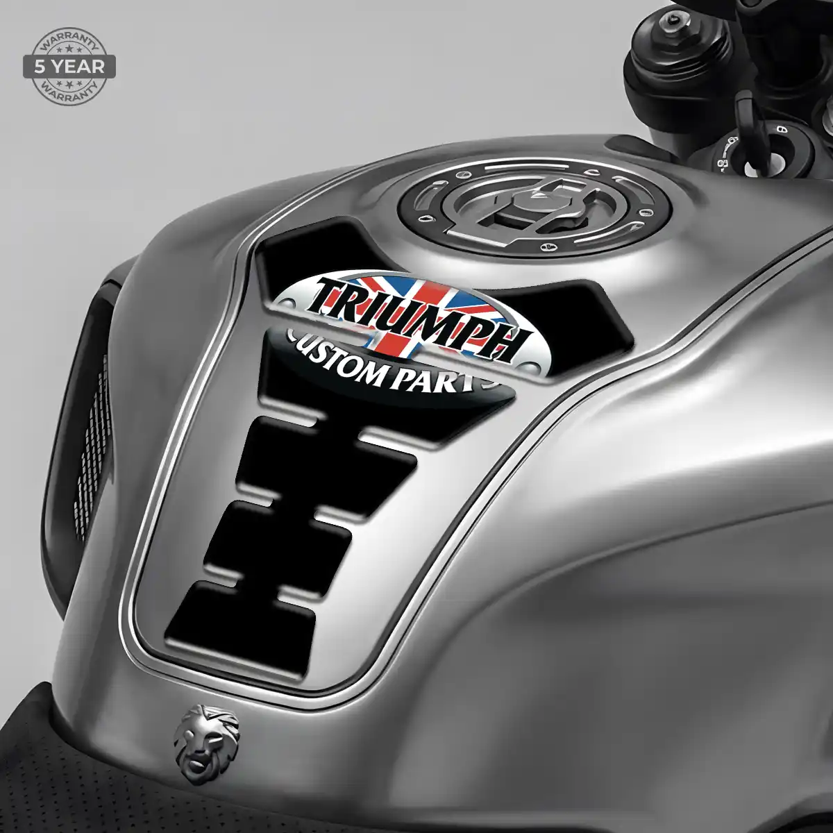 Triumph Tank Guard Pads Elite Finish