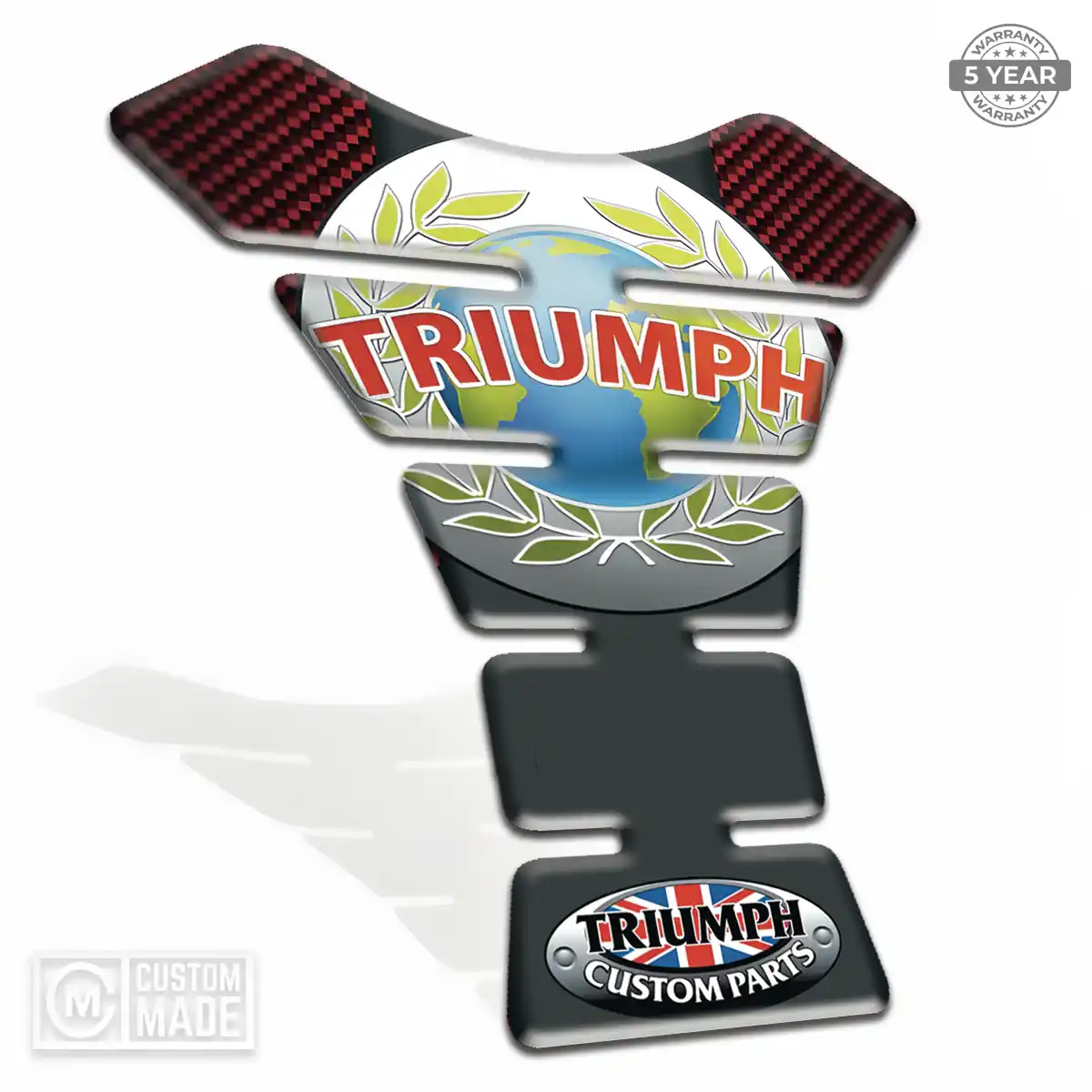Triumph Tank Guard Pads Motorbike Prime Quality