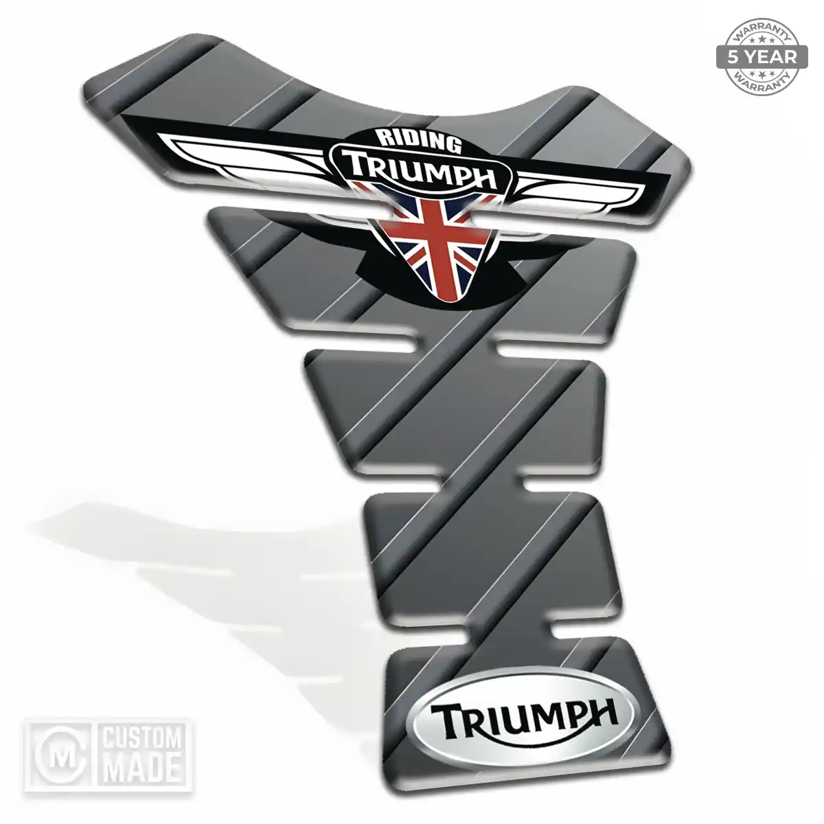 Triumph Tank Guard Pads Motorbike Refined Design