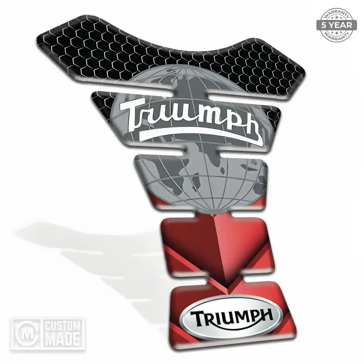 Triumph Tank Guard Pads Motorbike Signature Grade