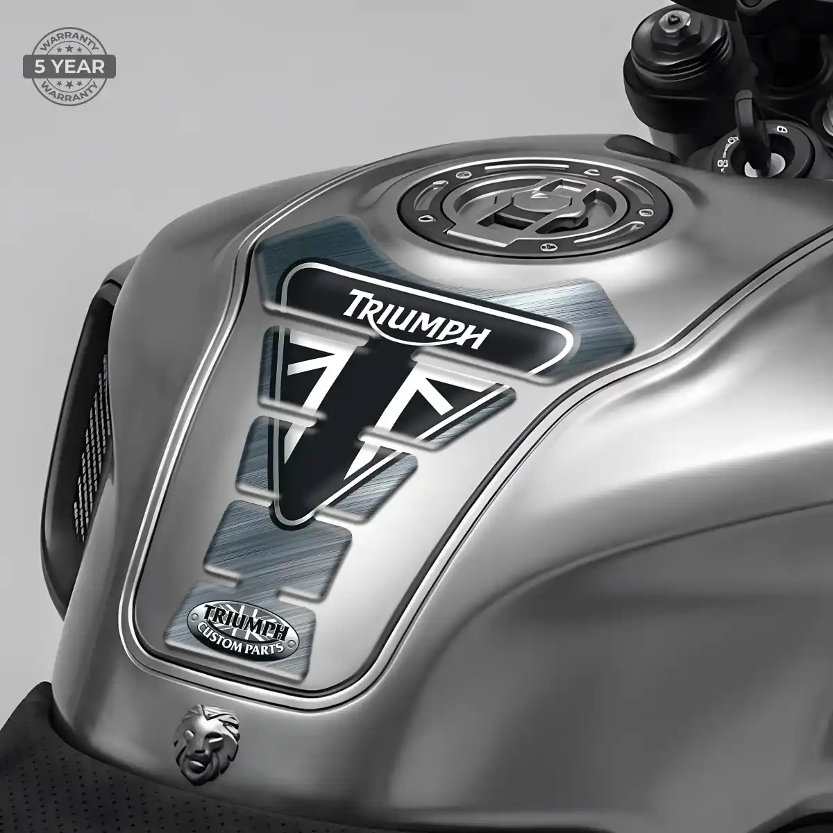 Triumph Tank Guard Pads Sleek Style