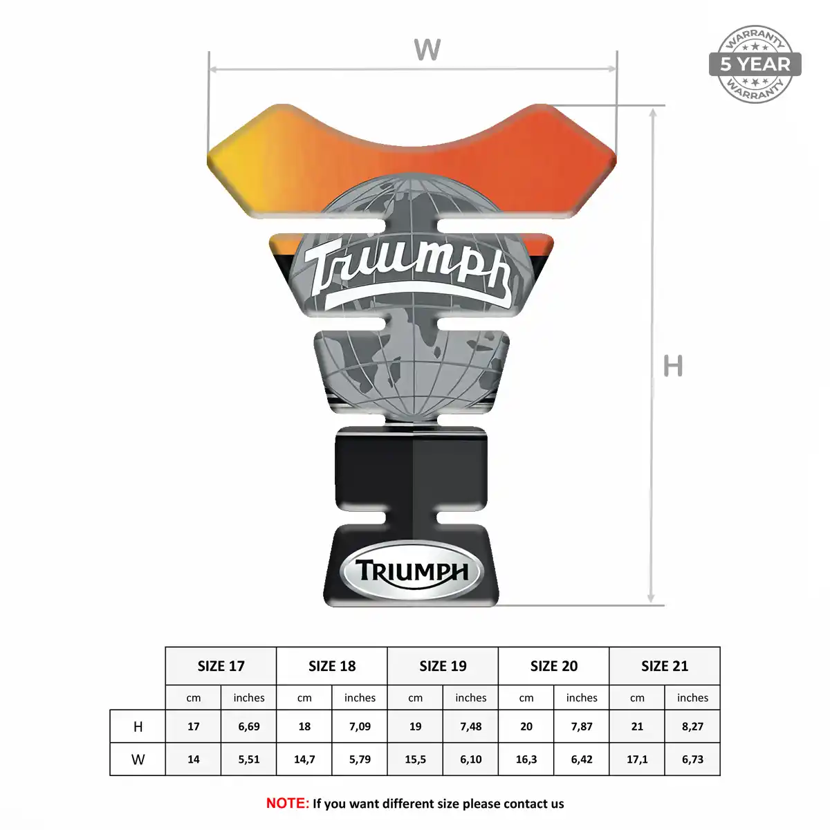 Triumph Tank Guard Pads Superior Craft