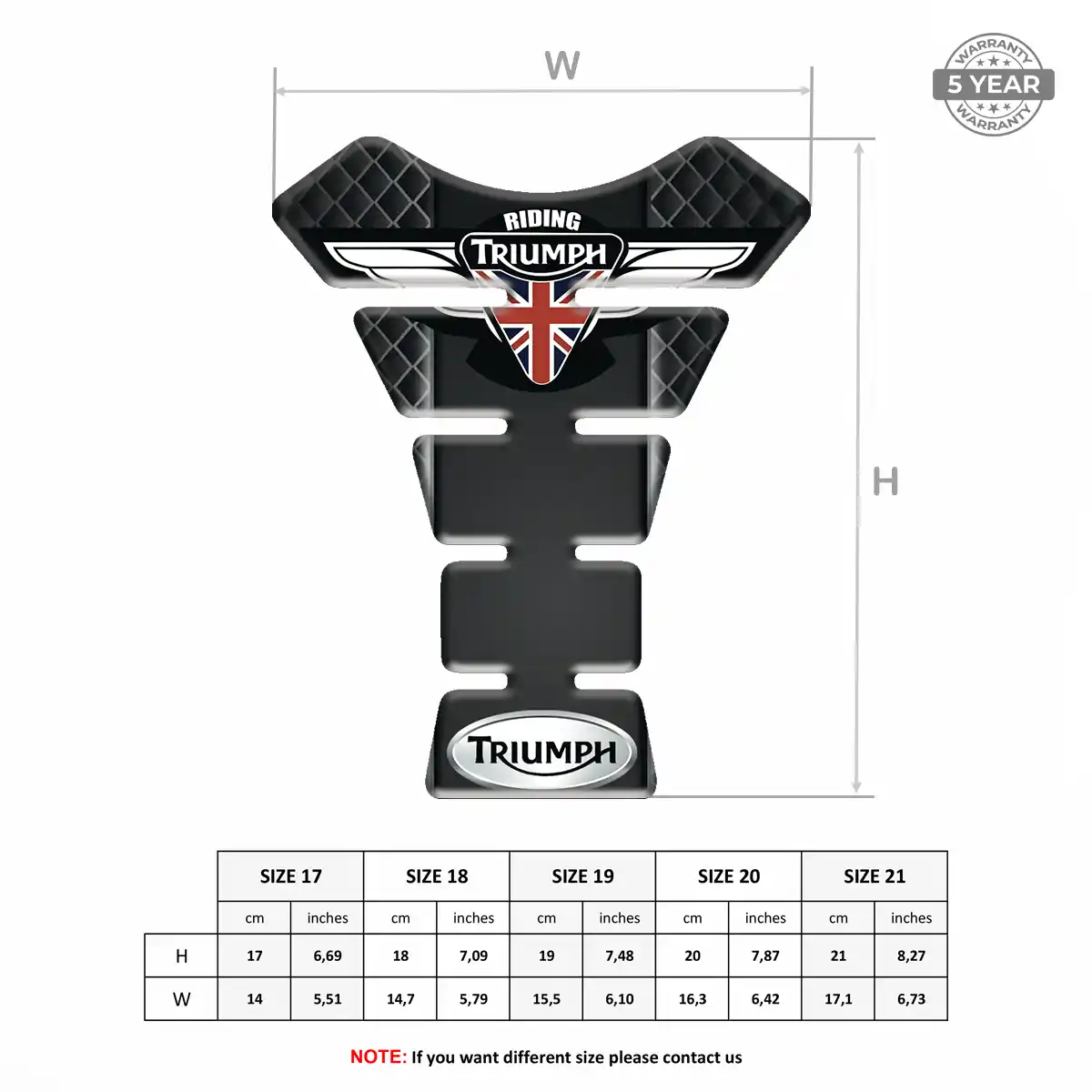 Triumph Tank Guard Prime Quality