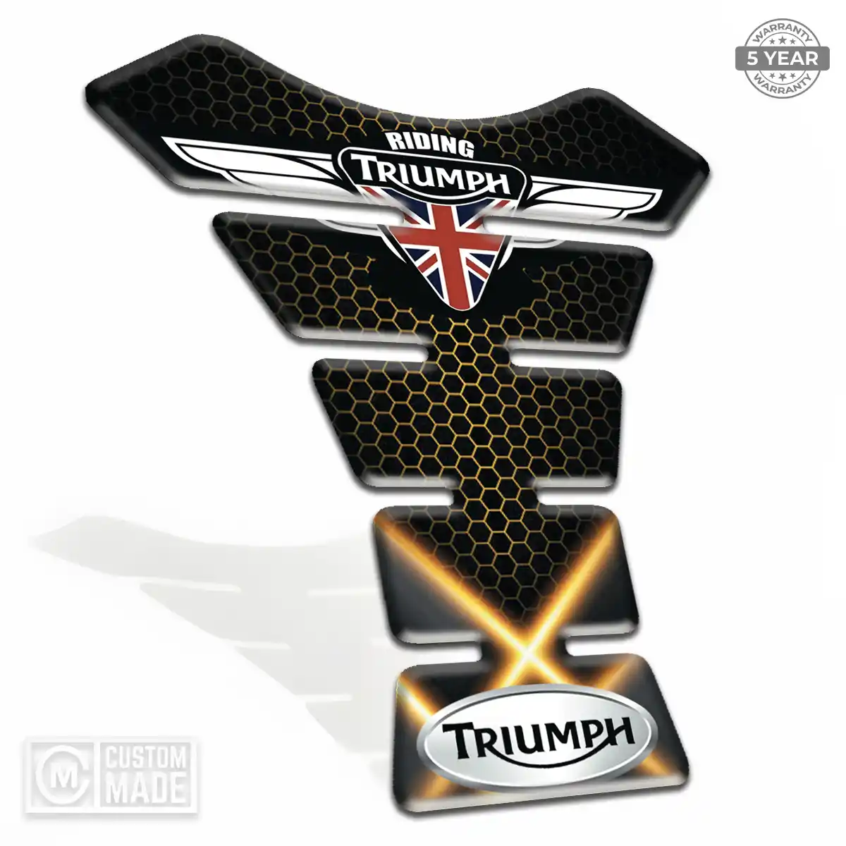 Triumph Tank Guard Protector Motorcycle Elite Finish