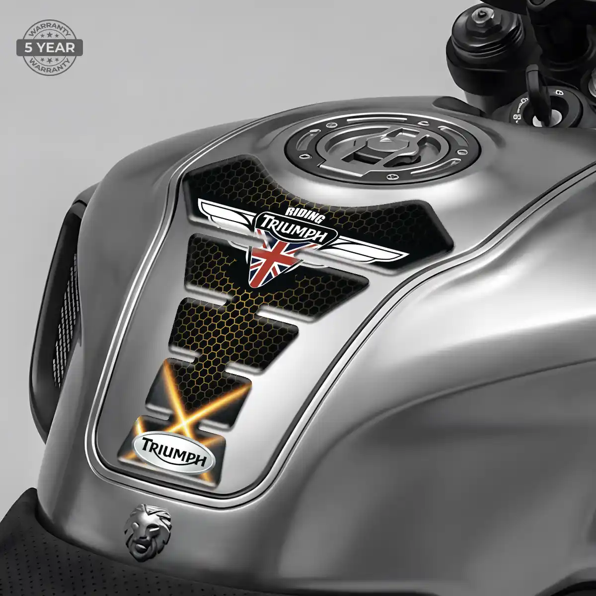 Triumph Tank Guard Protector Motorcycle Elite Finish