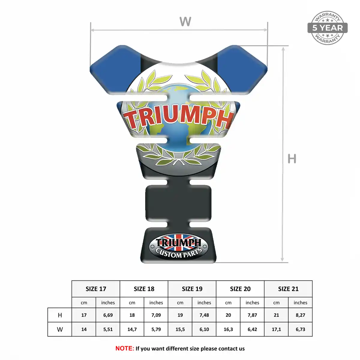 Triumph Tank Guard Protector Prestige Line