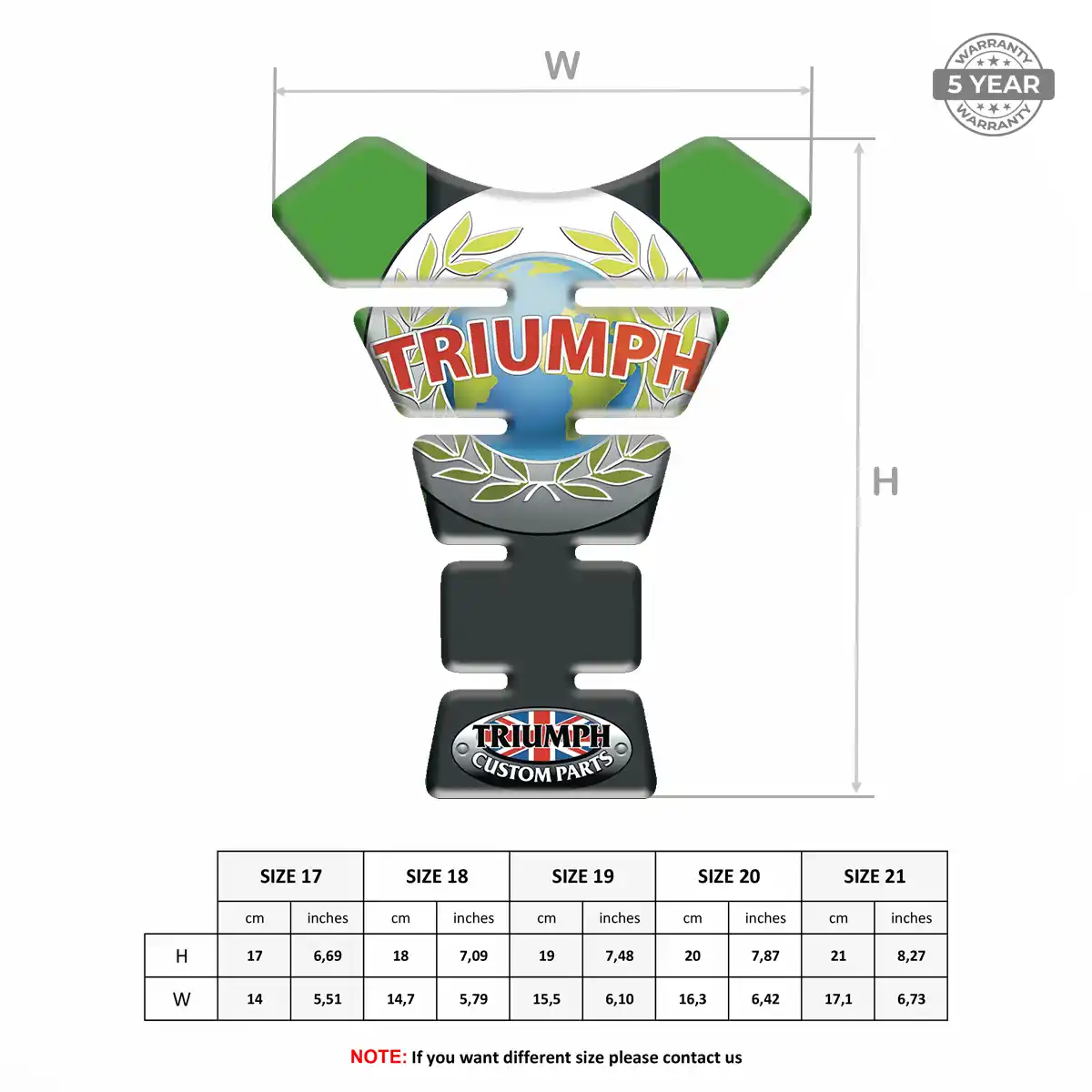 Triumph Tank Guard Protector Signature Grade