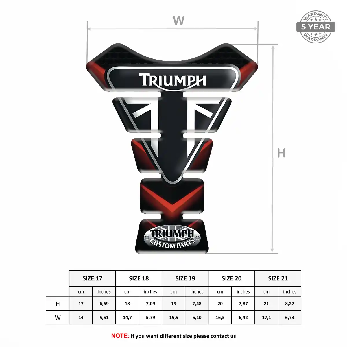 Triumph Tank Guards Motorbike Refined Design