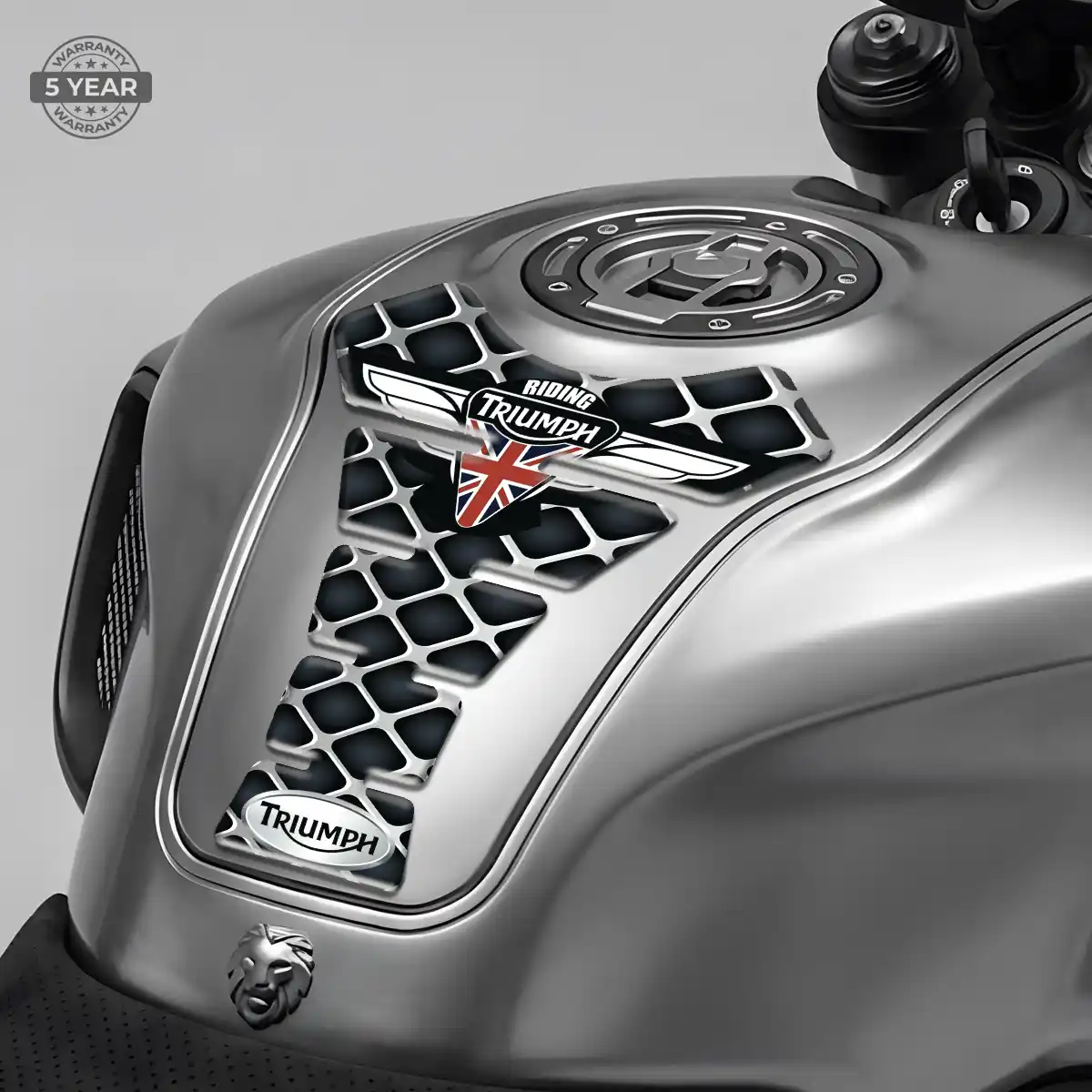 Triumph Tank Guards Motorbike Sleek Style