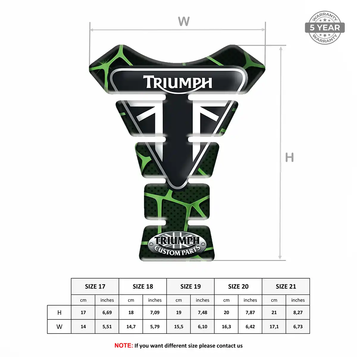 Triumph Tank Guards Motorcycle Sleek Style
