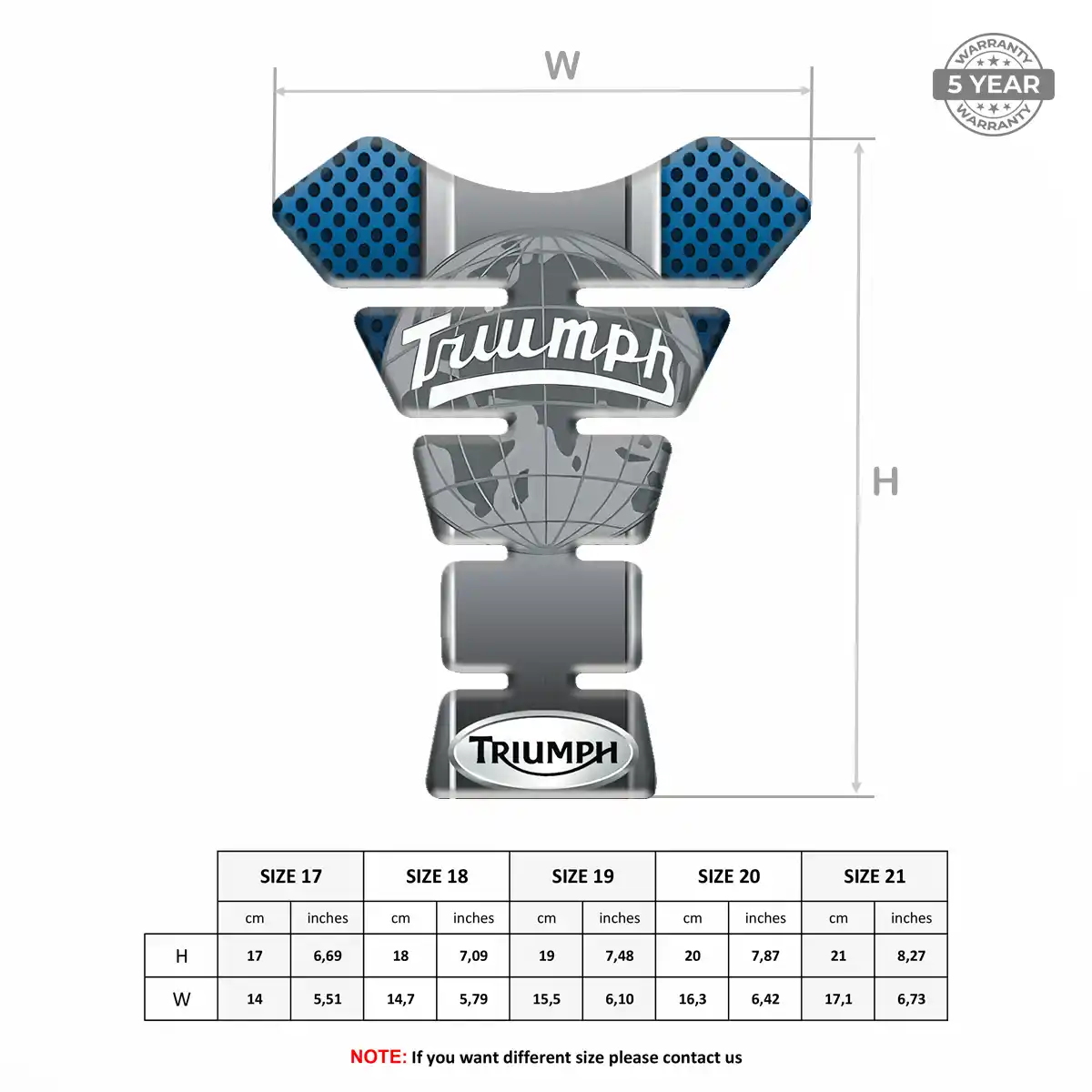 Triumph Tank Guards Prestige Line