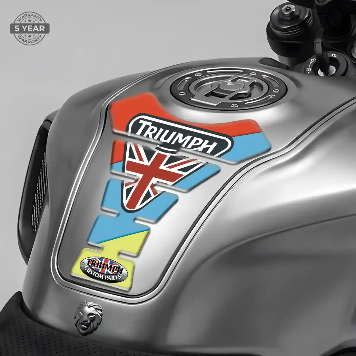 Triumph Tank Guards Sleek Style