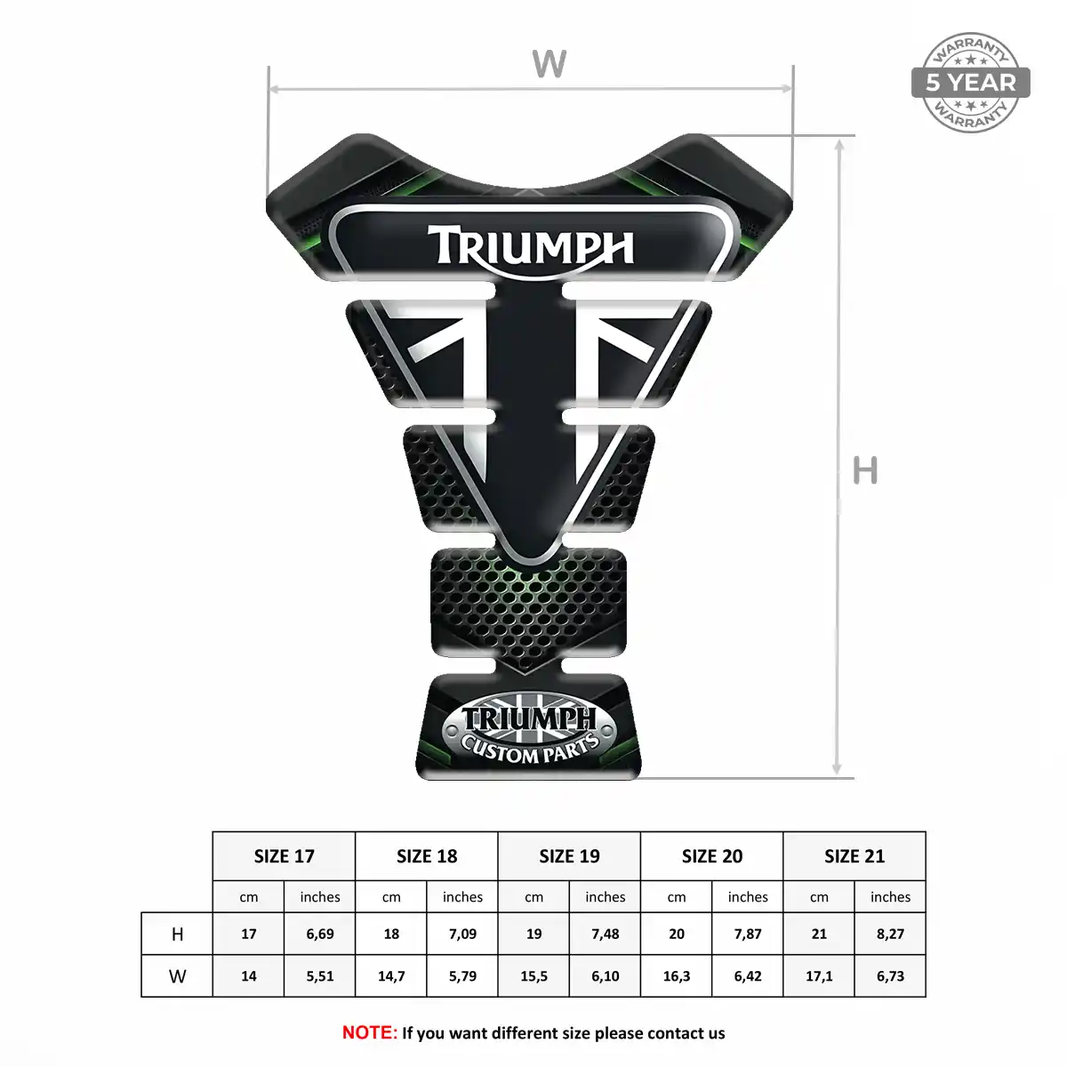 Triumph Tank Knee Pad Exclusive Series