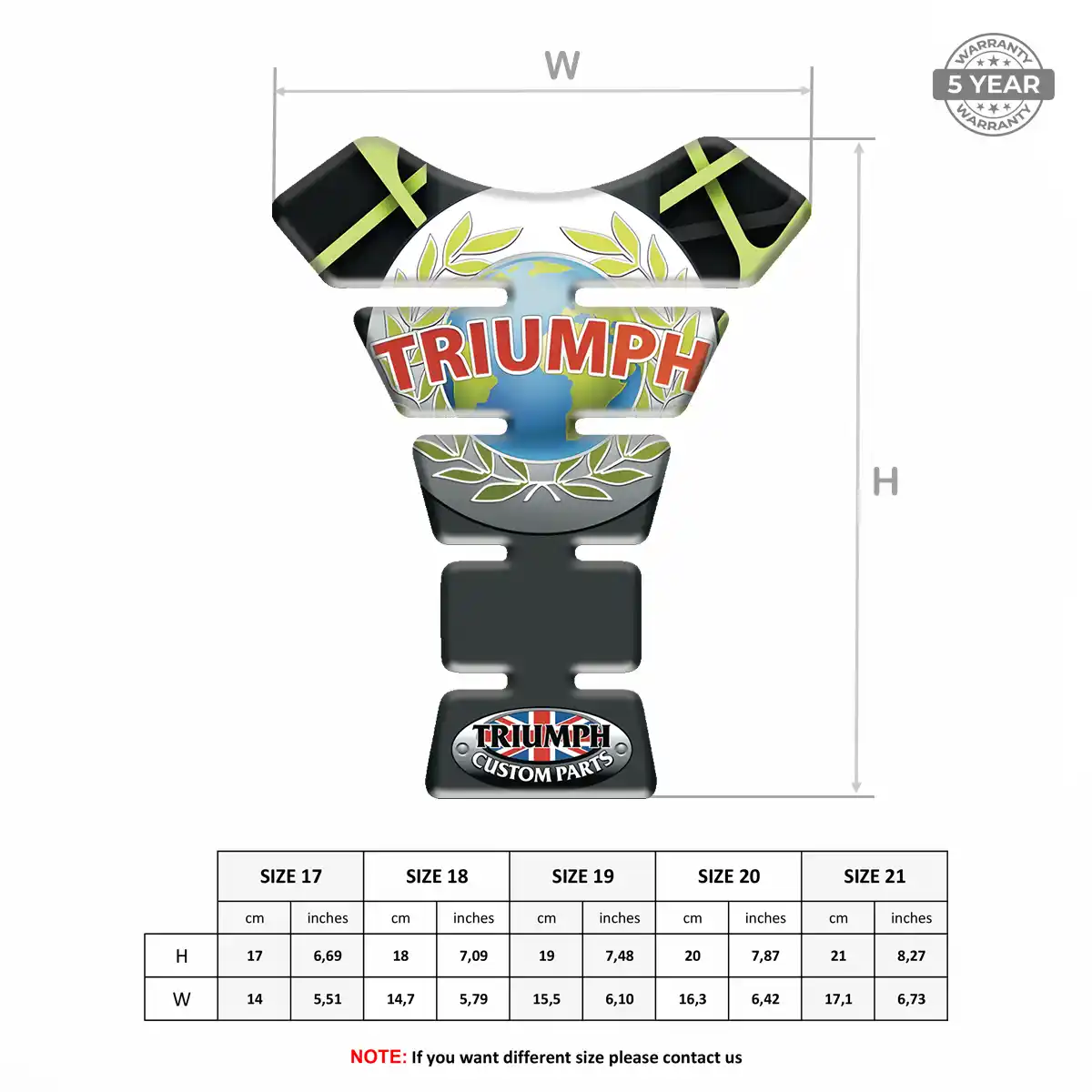 Triumph Tank Knee Pad Signature Grade