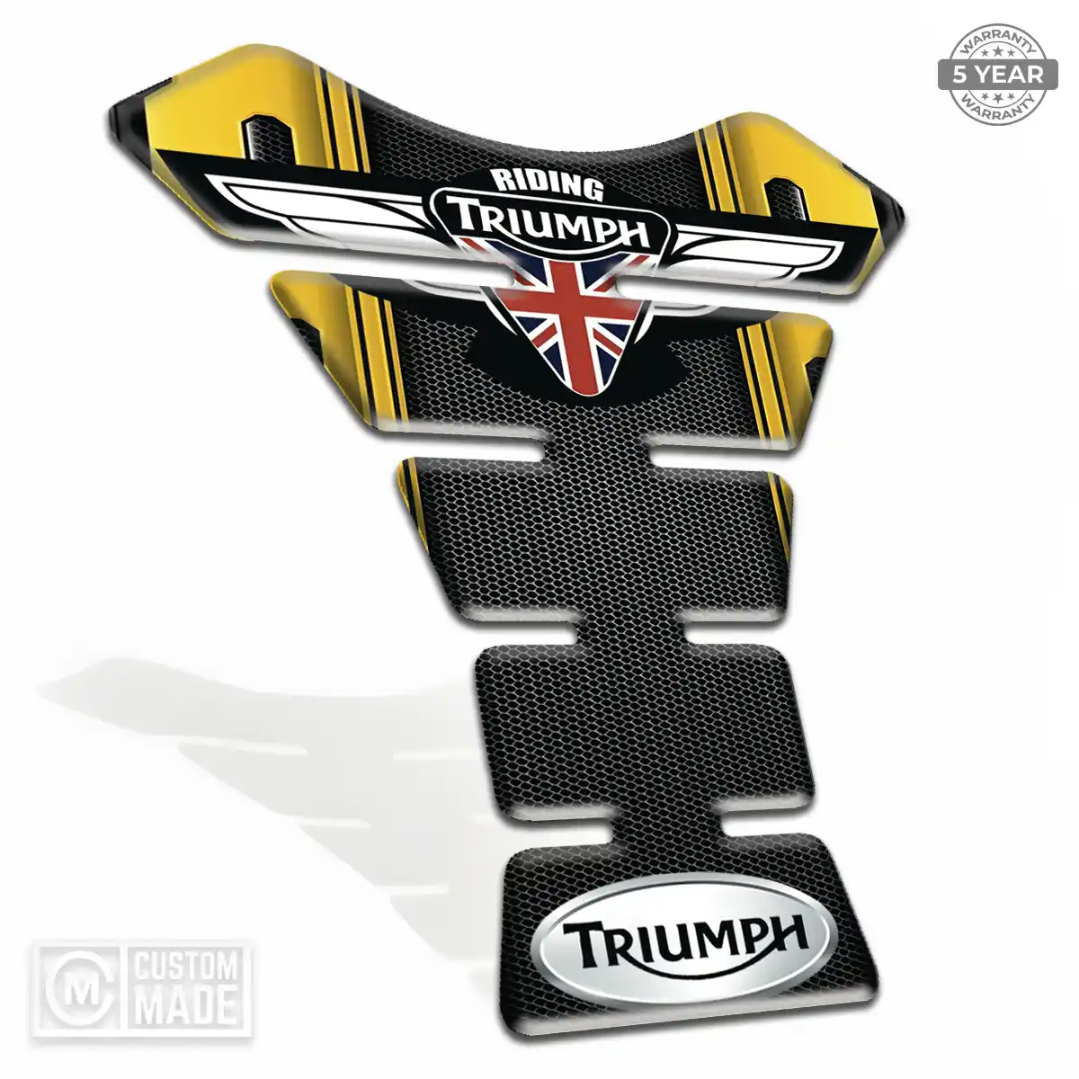 Triumph Tank Knee Pad Sleek Style