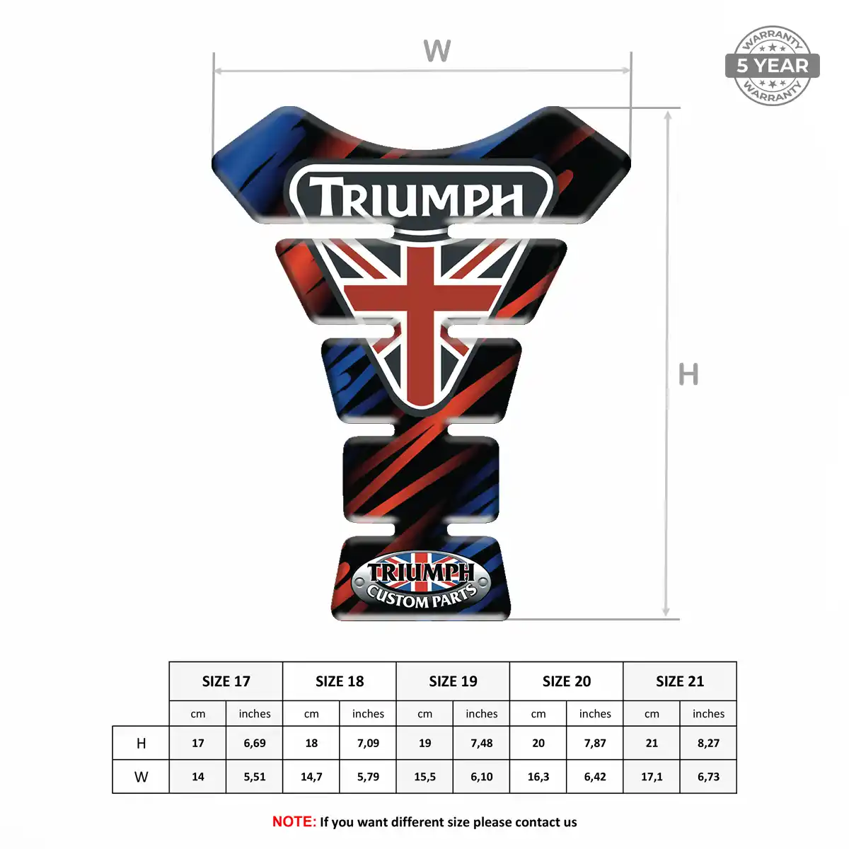 Triumph Tank Pad Fuse Exclusive Series
